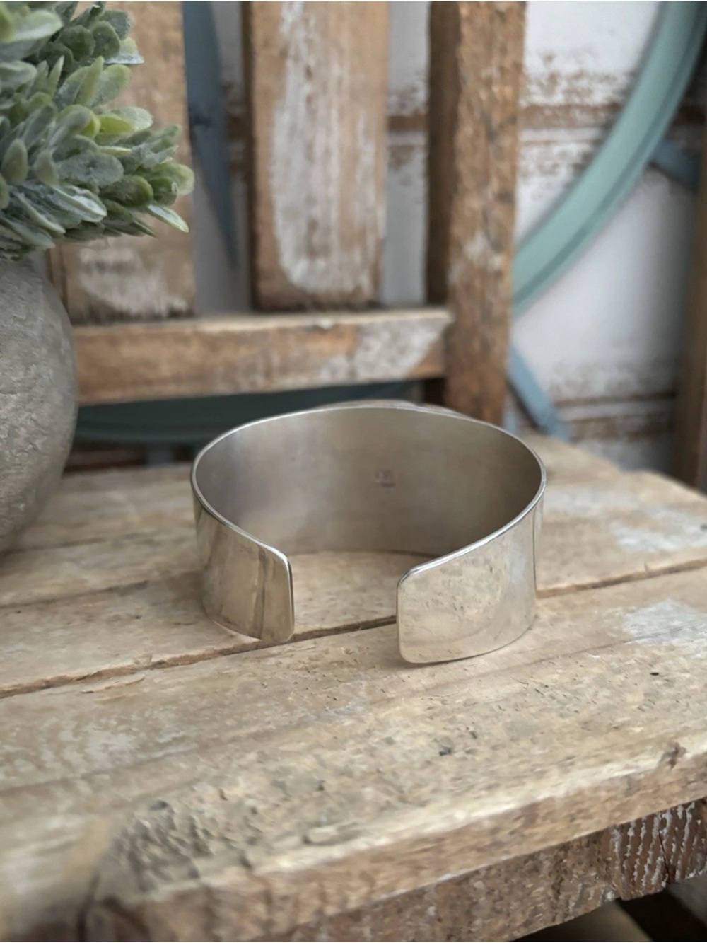Vtg. Jay King RARE DTR Picasso Marble Sterling Silver .925 Cuff Bracelet NEW! - Picture 4 of 4